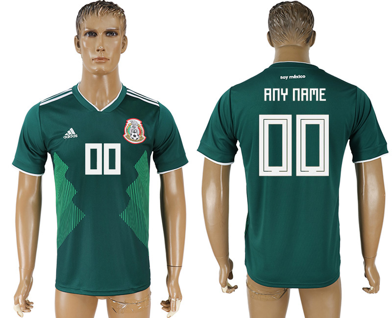 2018 world cup Maillot de foot Mexico YOUR NAME